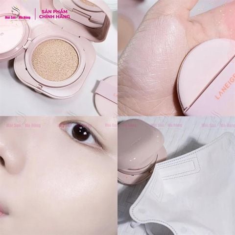 [Set 2 Lõi] Phấn Nước Dưỡng Ẩm Cho Lớp Nền Căng Bóng Laneige Neo Cushion Glow SPF50 PA+++