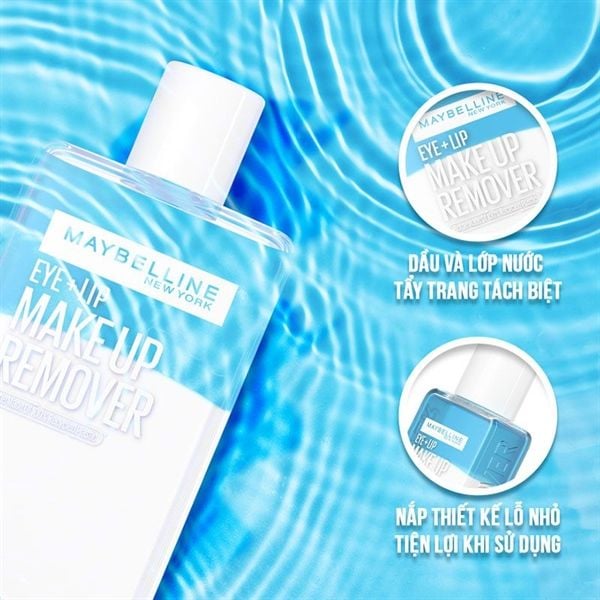 Tẩy Trang Mắt Môi Maybelline Make Up Remover Eye Lip - 70ml