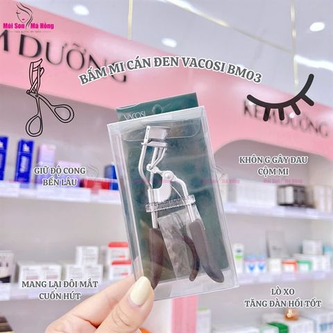 Bấm Mi Vacosi Modern Lash Curler Cán Đen BM03