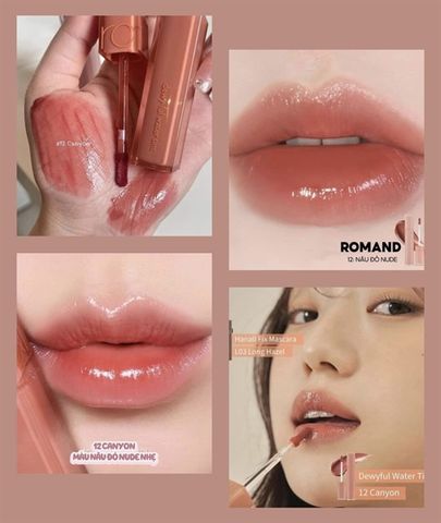 Son Bóng Romand Dewyful Water Tint Căng Mọng Môi 5.5g - Màu - 12 Canyon