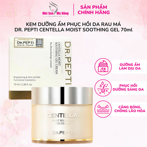 Kem Dưỡng Dr.Pepti Chiết Xuất Rau Má Dưỡng Ẩm Và Dịu Da 70ml