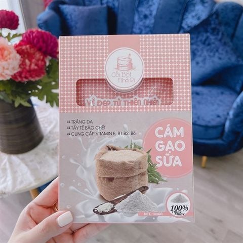 Bột Cám Gạo Sữa Cối Bột Nhà Ri 100g