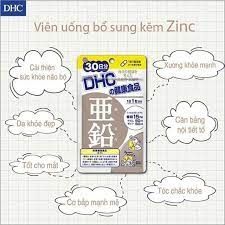 Viên uống bổ sung kẽm DHC 60 ngày gói 60 viên