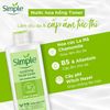 Nước Hoa Hồng Simple Làm Dịu Da & Cấp Ẩm 200ml Kind to Skin Soothing Facial Toner