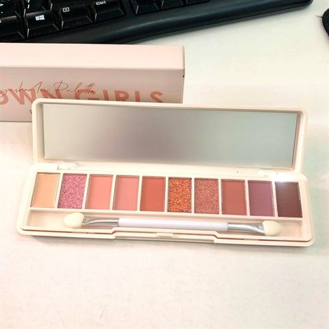 Phấn Mắt Focallure 10 Màu Kết Cấu Mịn Kèm Cọ Và Gương Hai Đầu #02 10g