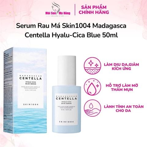Serum Skin1004 Cấp Ẩm, Làm Dịu & Dưỡng Sáng Da 50ml Madagascar Centella Hyalu-Cica Blue Serum