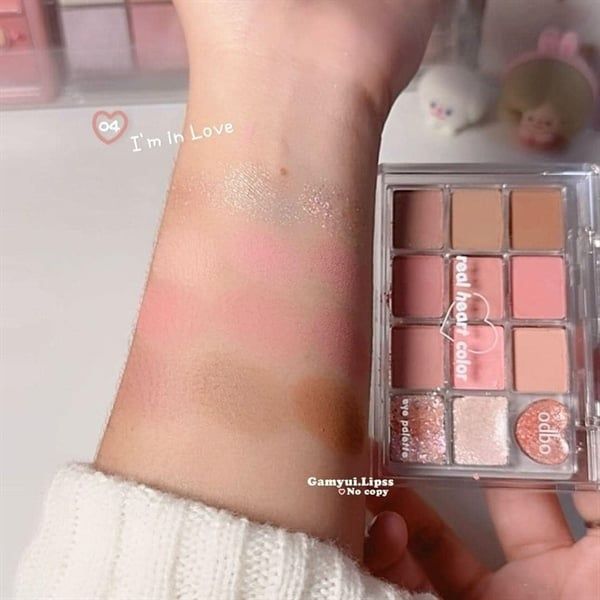 Phấn mắt 12 ô Odbo Real Heart Color OD2019 - 04