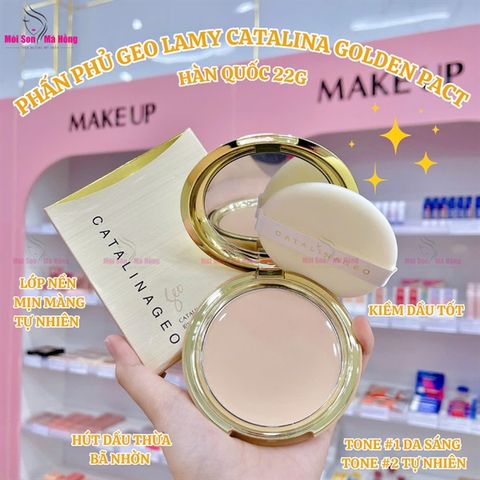 Phấn Phủ Geo Vàng Sempre Happy & Please Pact 01