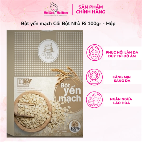 Bột yến mạch Cối Bột Nhà Ri 100gr