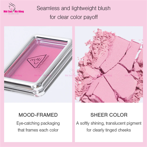 Phấn Má Hồng 3CE New Take Face Blusher 4.5g #Youth Pink