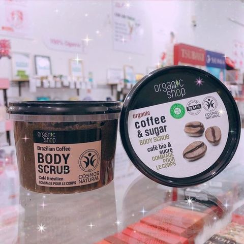 Tẩy Tế Bào Chết Body Organic Coffee & Sugar Body Scrub 250ML