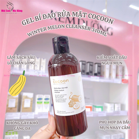Gel Rửa Mặt Cocoon Bí Đao Giúp Giảm Dầu & Mụn 310ml