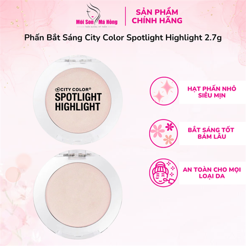 Phấn Bắt Sáng City Color Spotlight Highlight Dạng Kem 2.7g