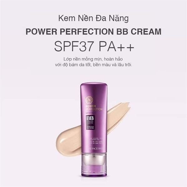 Kem Nền The Face Shop Power Perfection Bb Cream Spf37 Pa++ Đa Năng V203 40g