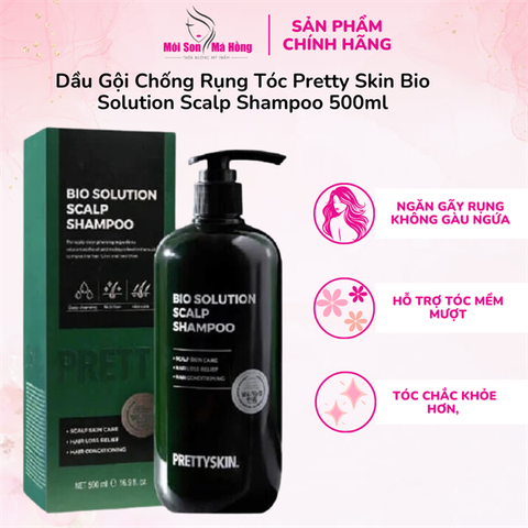 Dầu Gội Chống Rụng Tóc Pretty Skin Bio Solution Scalp Shampoo 500ml