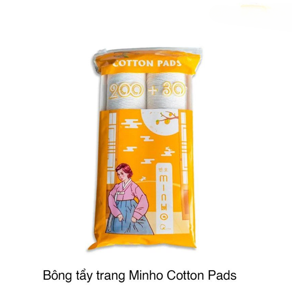 (CÔNG TY) Bông Tẩy Trang Minho Cotton (230 miếng) và 150m
