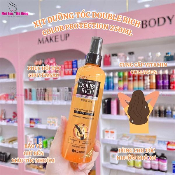 Nước Xịt Dưỡng Tóc Double Rich Dưỡng Tóc Mềm Mượt 250ml