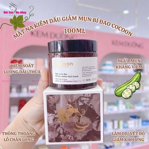 Mặt Nạ Cocoon Bí Đao Giảm Dầu Và Mụn 100ml