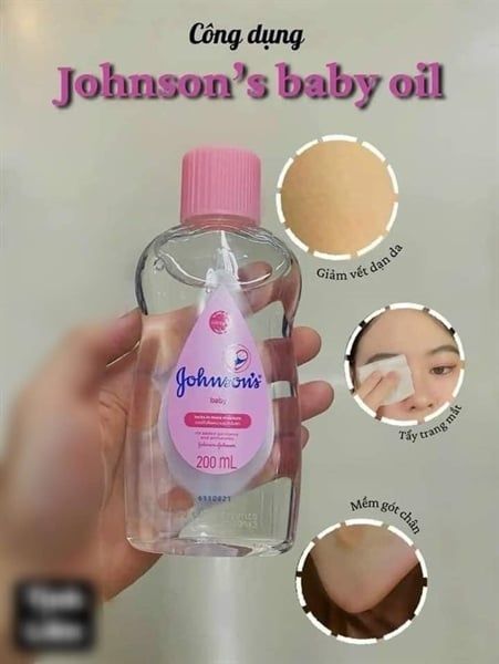 Dầu Mát xa và Dưỡng Ẩm Johnson’s Baby Oil Cho Bé 50ml