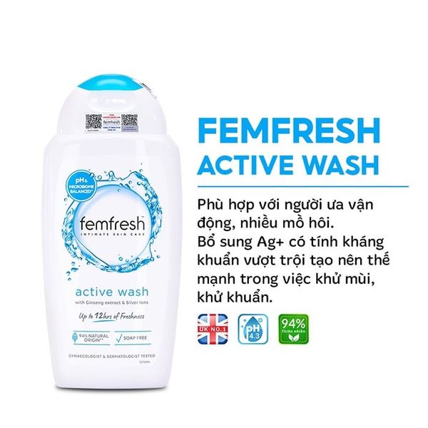 (CÔNG TY) Dung Dịch Vệ Sinh Phụ Nữ Femfresh Cao Cấp 250ml