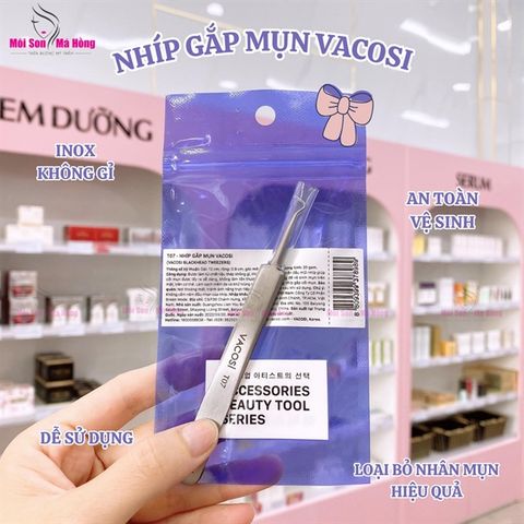 Nhíp Lấy Mụn Vacosi Blackhead Tweezers T07