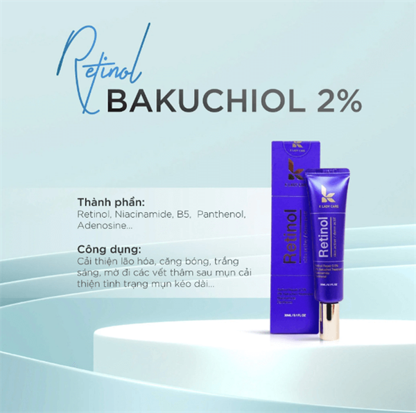 Kem Dưỡng K Lady Care 0.5% Retinol Tái Tạo Da 30ml Premium Retinol Elastin Cream