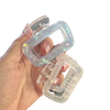 Kẹp tóc chéo xà cừ số 4 Vuông