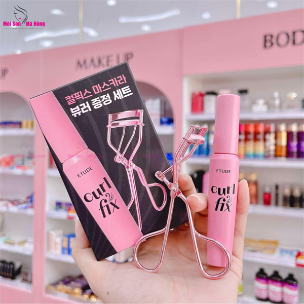 Set Masscara + Bấm Mi Curl Curl Fix Etude