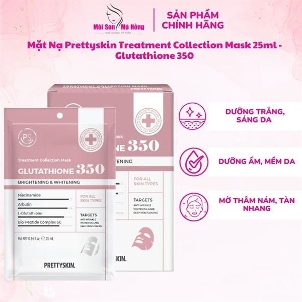 Mt N Prettyskin Treatment Collection Mask 25ml - Glutathione 350 - MI  SON M HNG