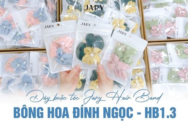 DÂY BUỘC TÓC JARY HAIRBAND BÔNG HOA ĐÍNH NGỌC HB1 HB1.3
