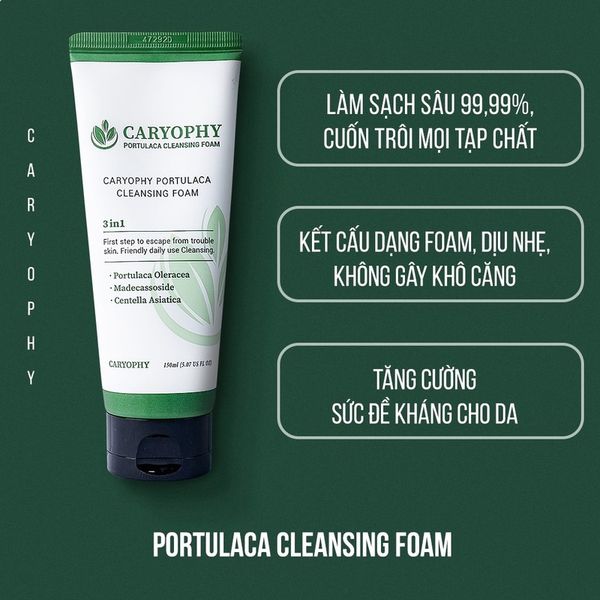 Sữa Rửa Mặt Caryophy Ngăn Ngừa Mụn Giảm Thâm 150ml