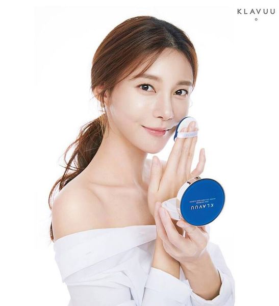 Phấn Nước che phủ cao Klavuu Blue Pearlsation High Coverage Marine Collagen Aqua Cushion 12gr