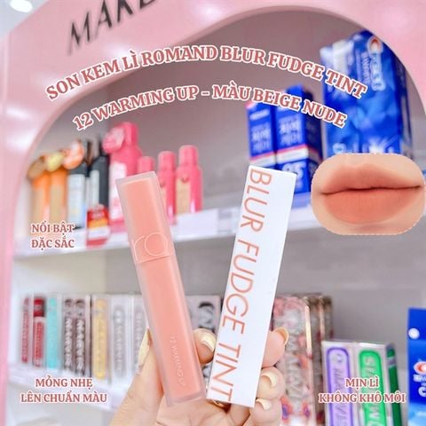 Son Kem Lì Romand Blur Fudge Tint #12 Warming Up