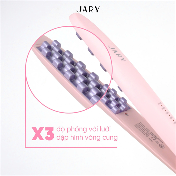 MÁY BẤM PHỒNG TÓC JARY HAIR CRIMPER - TONE HỒNG
