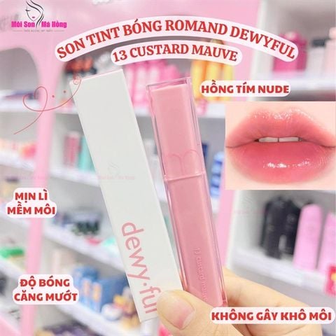Son Bóng Romand Dewyful Water Tint Căng Mọng Môi 5.5g - Màu - 13