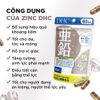 Viên uống bổ sung kẽm DHC 60 ngày gói 60 viên