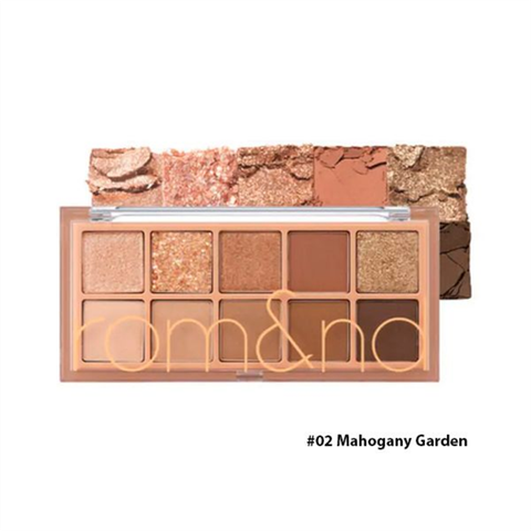 Phấn Mắt 10Ô Rom&nd Better Than Palette #02 Mahogany Garden