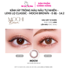 Lens KÍNH ÁP TRÒNG MÀU NÂU TỰ NHIÊN - LENS LỌ CLASSIC/ MOCHI BROWN/ 0-4.5 độ cận/ Giãn tròng 14.2