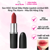 Son MAC Ximal Silky Matte Lipstick Limited 665 Ring The Alarm Màu Đỏ Hồng