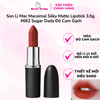 Son Lì Mac Macximal Silky Matte Lipstick #662 Sugar Dada Đỏ Cam Gạch