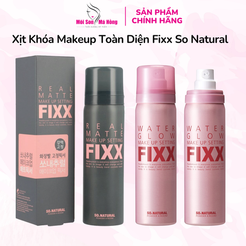 Xịt Khóa Makeup Toàn Diện Fixx So Natural
