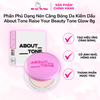 Phấn Phủ Nén Có Nhũ Kiềm Dầu About Tone Glow Powder Pact 8g (Hồng)