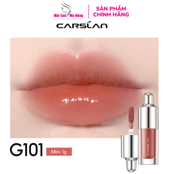 Son CARSLAN Dạng Gloss Dưỡng Ẩm Mềm Môi Lip Glow Serum (Mini 1g)