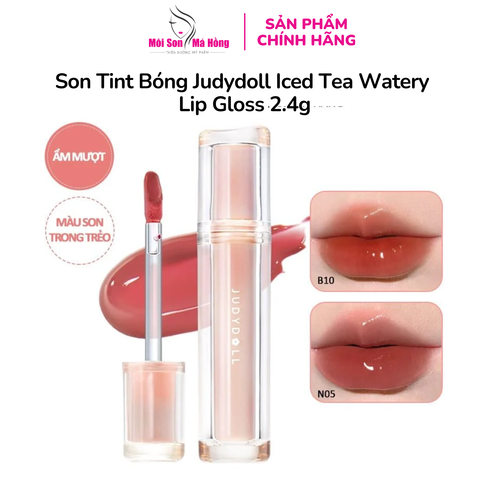Son Tint Bóng Judydoll Iced Tea Watery Lip Gloss 2.4g