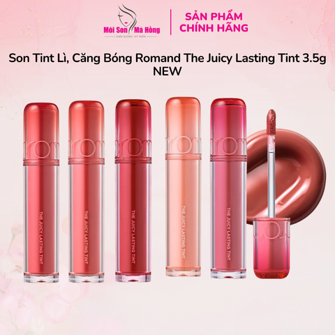 NEW Son Tint Lì, Căng Bóng Romand The Juicy Lasting Tint 3.5g
