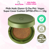 (CÔNG TY) Phấn Nước Kiềm Dầu, Che Phủ Cao GLAMRR Q Vegan Super Cover Cushion SPF50+/PA+++
