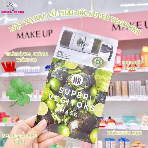 Mặt Nạ Rau Củ Thải Độc Super Vegitoks Mask ( 1 miếng)