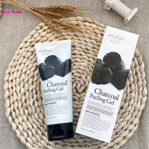 Tẩy Tế Bào Chết Dạng Gel Than Tre Charcoal Peeling Gel Arrahan 180Ml