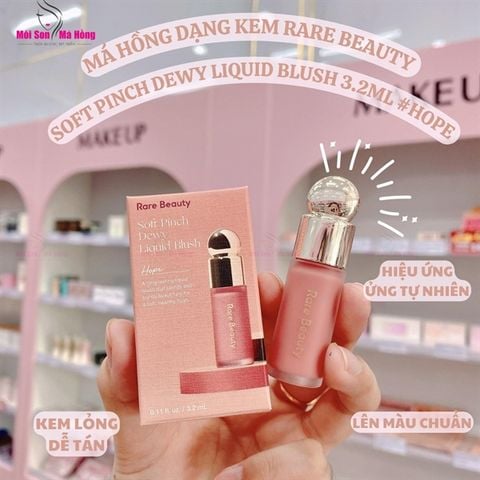 Má Hồng Dạng Kem Rare Beauty Soft Pinch Blush Liquide Frais 3.2ml