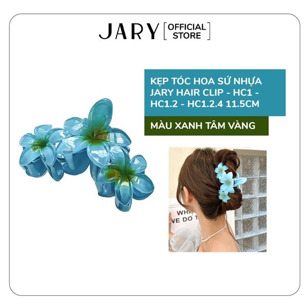 KẸP TÓC HOA SỨ NHỰA JARY HAIR CLIP HC1 HC1.2